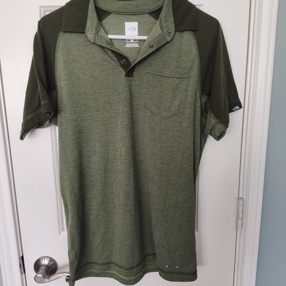 The North Face Men's Olive Polo Shirt